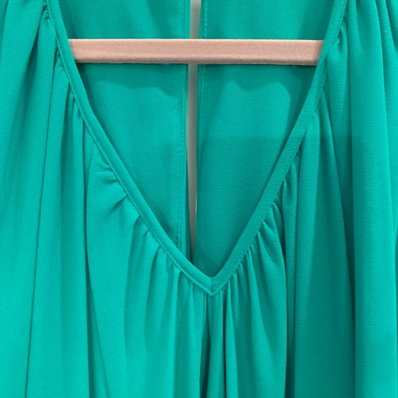 Floaty long green dress by Michael Kors new without tags - Picture 3 of 8